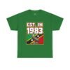 T-Shirt — "EST. in 1983" St. Kitts & Nevis Retro Pelican Flag Tee