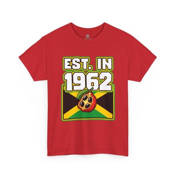 T-Shirt — EST. in 1962 Jamaican Flag Ackee Graphic Tee