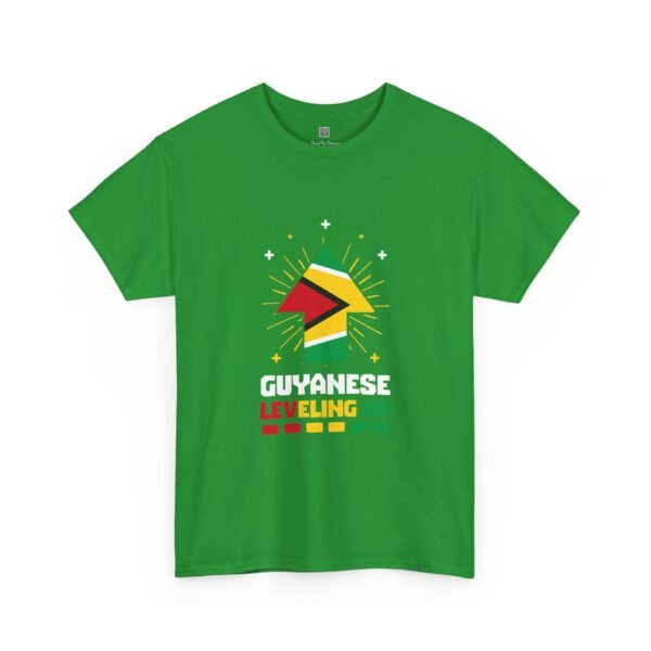 Guyanese Leveling Up T‑Shirt — Guyana Flag Pride Tee