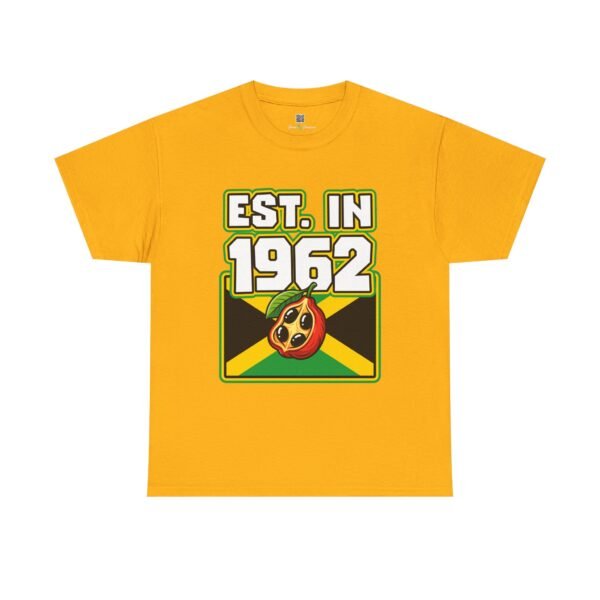 T-Shirt — EST. in 1962 Jamaican Flag Ackee Graphic Tee