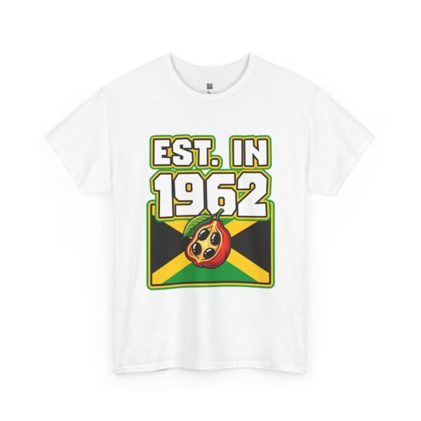 T-Shirt — EST. in 1962 Jamaican Flag Ackee Graphic Tee