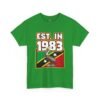 T-Shirt — "EST. in 1983" St. Kitts & Nevis Retro Pelican Flag Tee