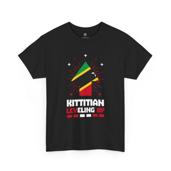 Kittitian Leveling Up T-Shirt — St. Kitts Flag Birthday Tee