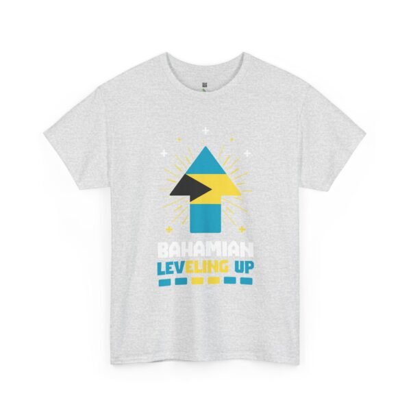 Bahamian Leveling Up T-Shirt — Bahama Flag Up Arrow Pride Tee