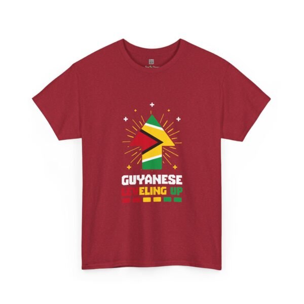 Guyanese Leveling Up T‑Shirt — Guyana Flag Pride Tee