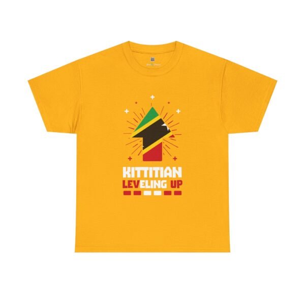 Kittitian Leveling Up T-Shirt — St. Kitts Flag Birthday Tee