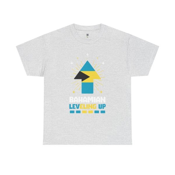 Bahamian Leveling Up T-Shirt — Bahama Flag Up Arrow Pride Tee