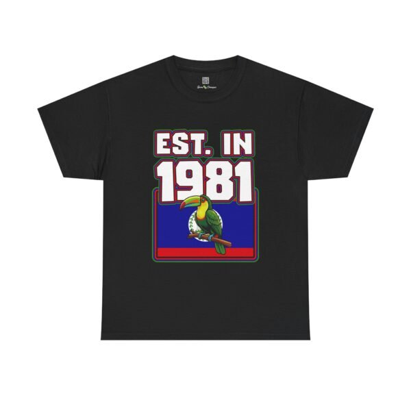 1981 Toucan Retro T‑Shirt — Established 1981 Vintage Bird Graphic Tee