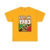 T-Shirt — "EST. in 1983" St. Kitts & Nevis Retro Pelican Flag Tee