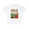 T-Shirt — "EST. in 1983" St. Kitts & Nevis Retro Pelican Flag Tee