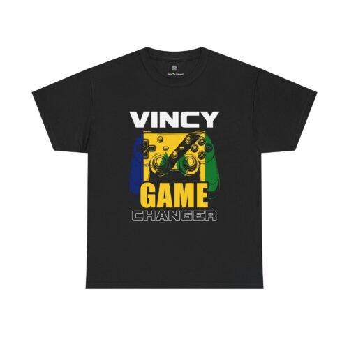 Game Changer T-Shirt — Vincy Gaming Controller Tee (Saint Vincent Pride)