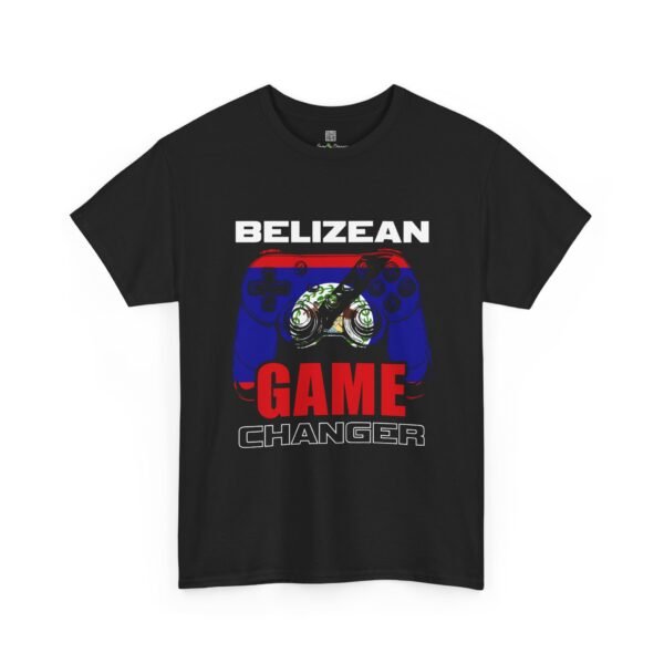 Belizean Game Changer Tee — Belize Flag Video Game Controller Shirt