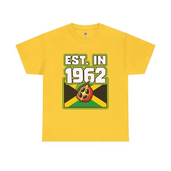 T-Shirt — EST. in 1962 Jamaican Flag Ackee Graphic Tee
