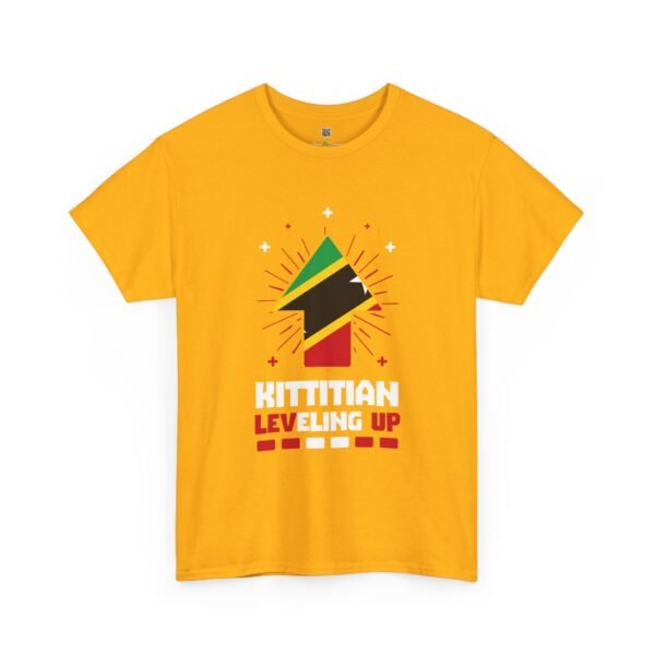 Kittitian Leveling Up T-Shirt — St. Kitts Flag Birthday Tee
