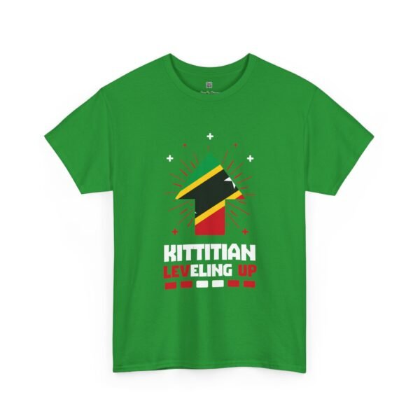 Kittitian Leveling Up T-Shirt — St. Kitts Flag Birthday Tee