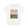 "EST. IN 1966" Vintage Leopard Graphic Tee (Retro Heritage Pride)