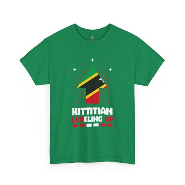 Kittitian Leveling Up T-Shirt — St. Kitts Flag Birthday Tee