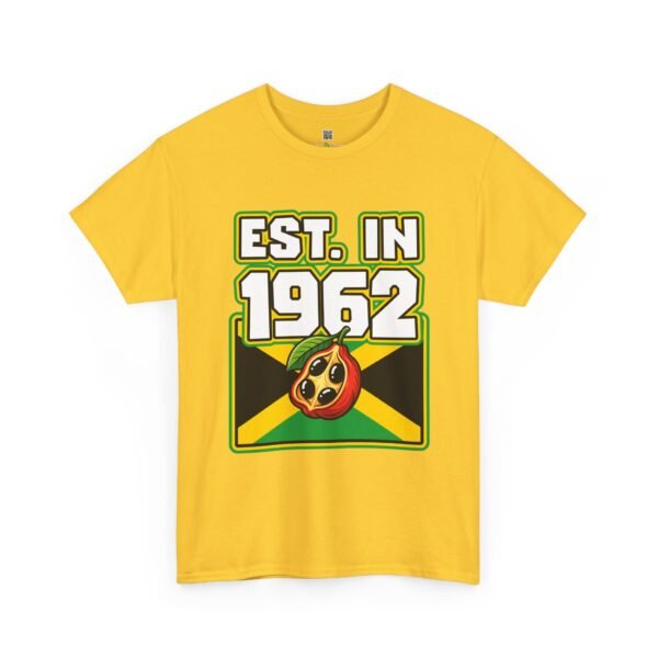 T-Shirt — EST. in 1962 Jamaican Flag Ackee Graphic Tee