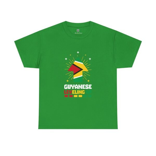 Guyanese Leveling Up T‑Shirt — Guyana Flag Pride Tee