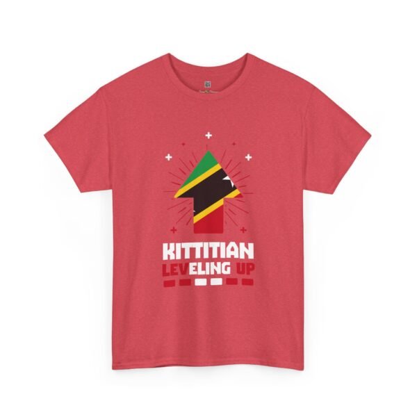 Kittitian Leveling Up T-Shirt — St. Kitts Flag Birthday Tee