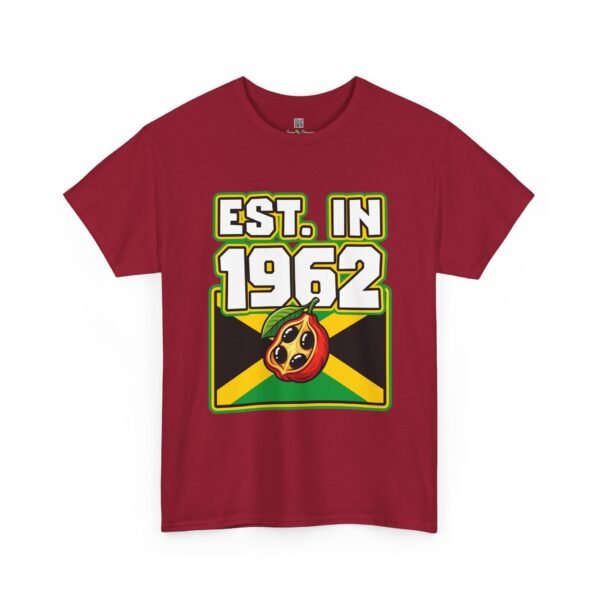 T-Shirt — EST. in 1962 Jamaican Flag Ackee Graphic Tee