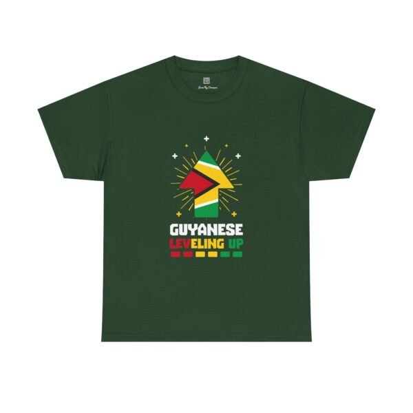 Guyanese Leveling Up T‑Shirt — Guyana Flag Pride Tee