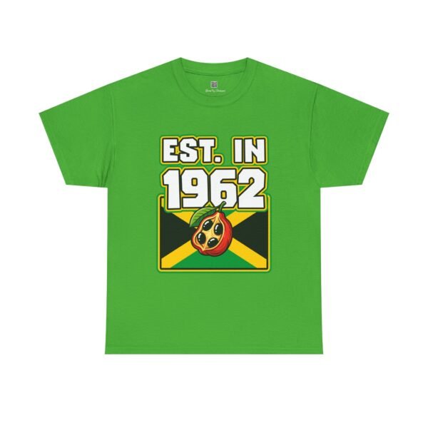 T-Shirt — EST. in 1962 Jamaican Flag Ackee Graphic Tee
