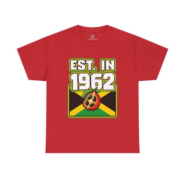 T-Shirt — EST. in 1962 Jamaican Flag Ackee Graphic Tee